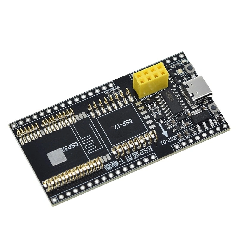 Esp8266 Esp32-Wrover placa de desarrollo de prueba de programador de zócalo Downloader para Esp-01 Esp01s Esp12 Esp32 adaptador CH340