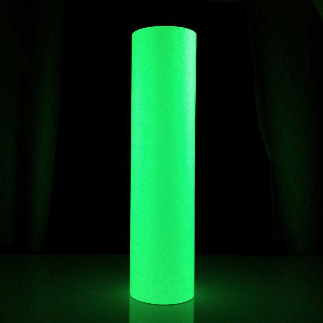 3 Layers of Glow in The Dark Flex Luminous Heat Transfer Vinyl/Film for T Shirt Printing 0.5*50m