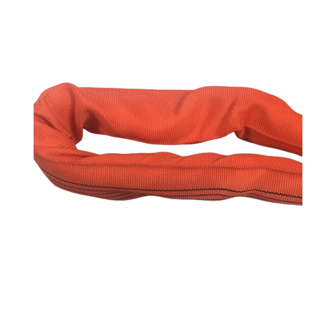 5: 1 2 Ply Flat Red Polyeter Webbing Construction Lifting Sling