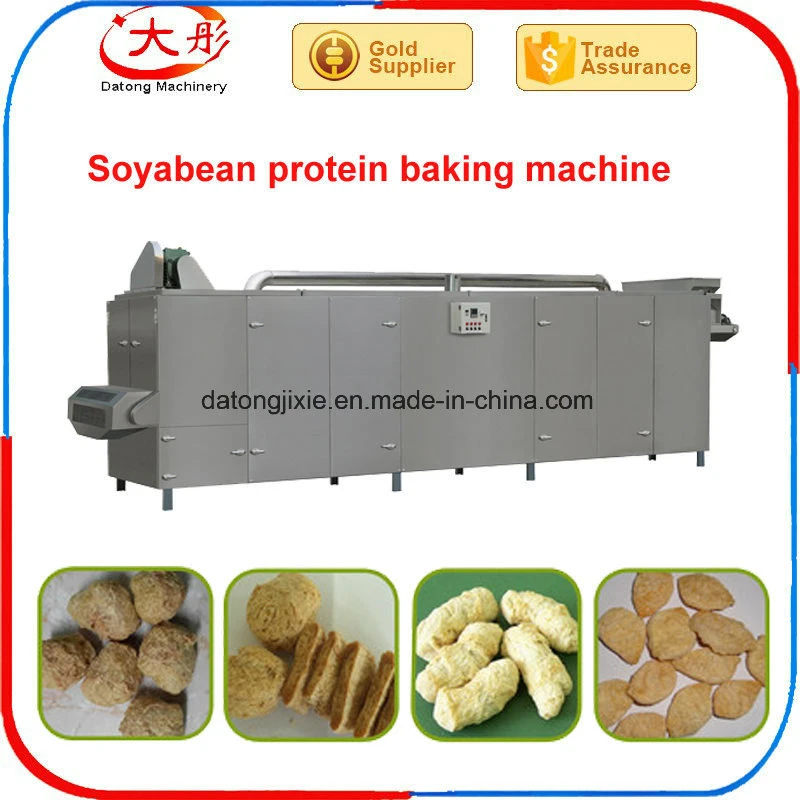 Línea de procesamiento de extrusión de alimentos de proteínas de soja procesamiento de bocadillos de soja industriales Línea