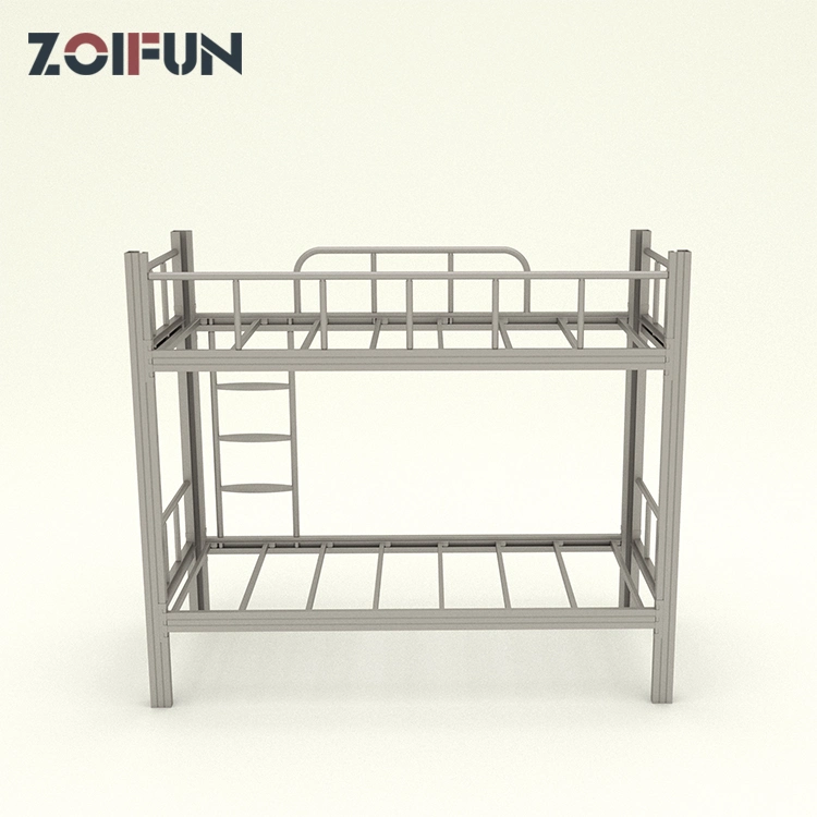 School Furniture, School Dormitory Metal Bunk Bed 2 Layers