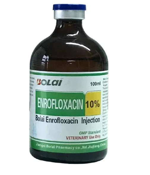 Good Price Enrofloxacin Injection 10% Liquid Injection 100ml Bolai