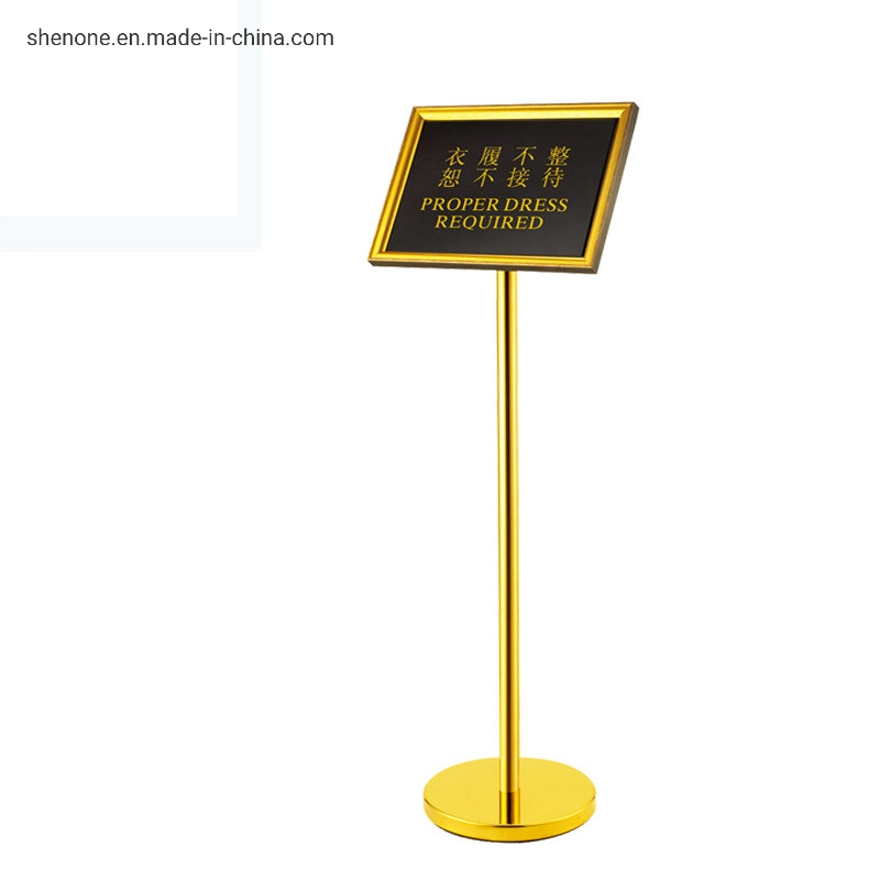 Shenone Wholesale/Supplier Hotel Lobby Information Display Hotel Indicator Acrylic Sign Stand