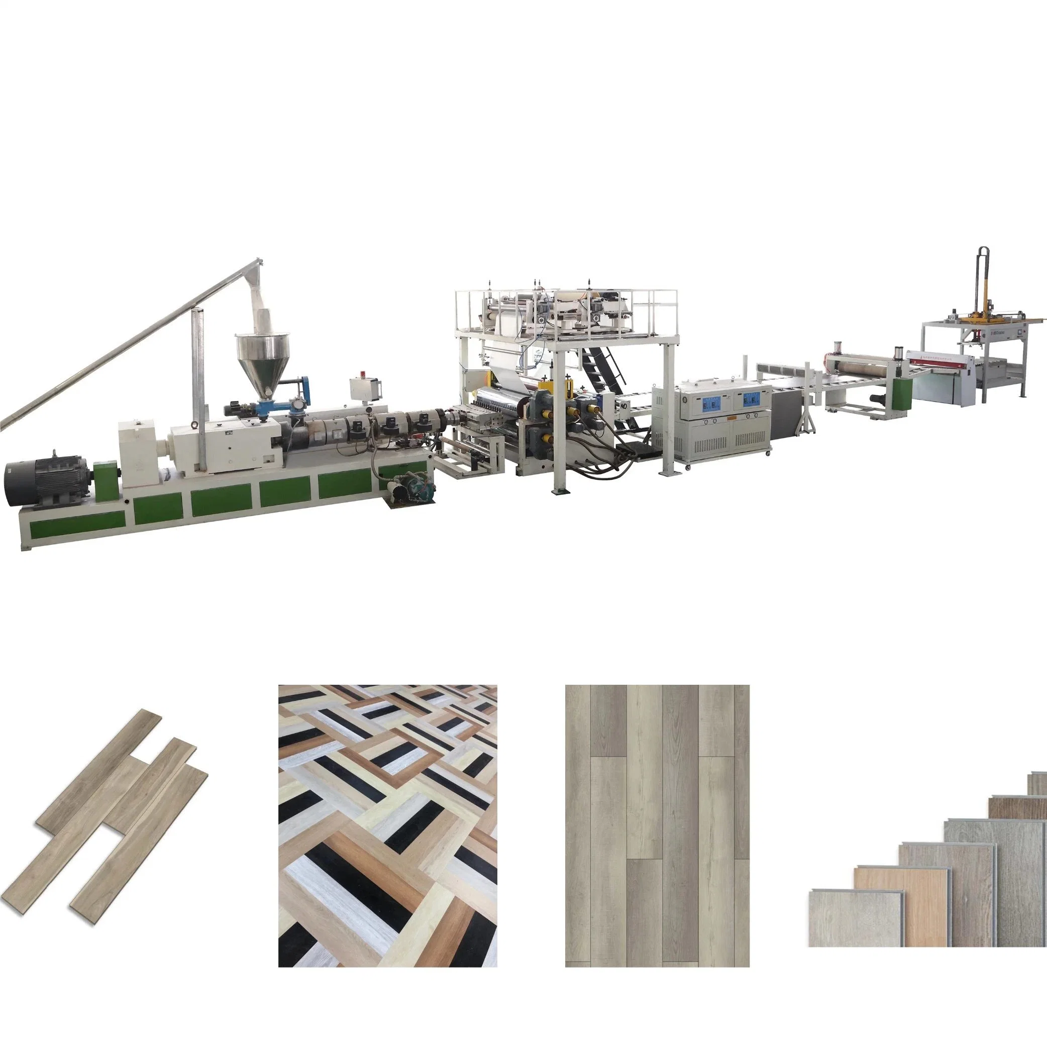 Plastic Sheet Extruder Machine/Extruding Making Machine for Spc Vinyl Flooring Board PVC Floor