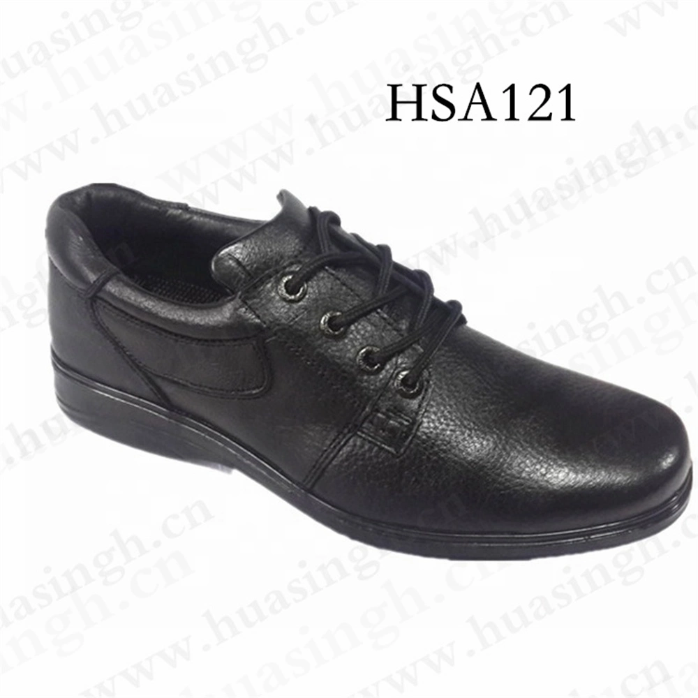 Gww, Qatar Market Popular Top-Level Barton Printed Leather Office Shoe Anti-Slip PU Injection Outsole Men Wedding Shoe Hsa121