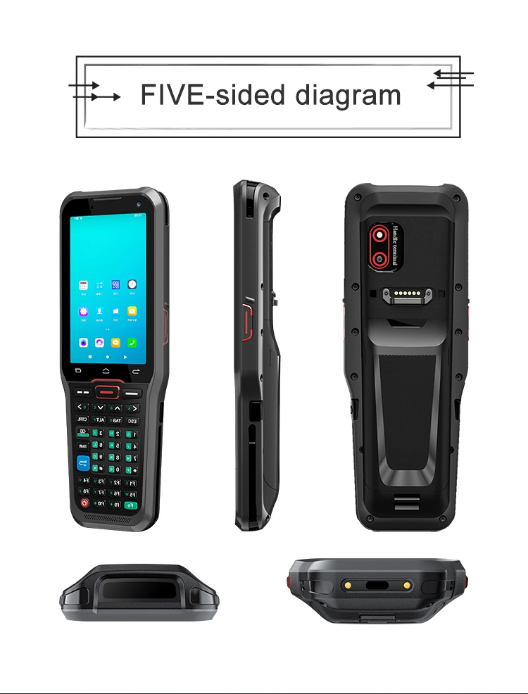 Blovedream N41Teclado completo de mão Android Terminal 2D Scanner de código de barras