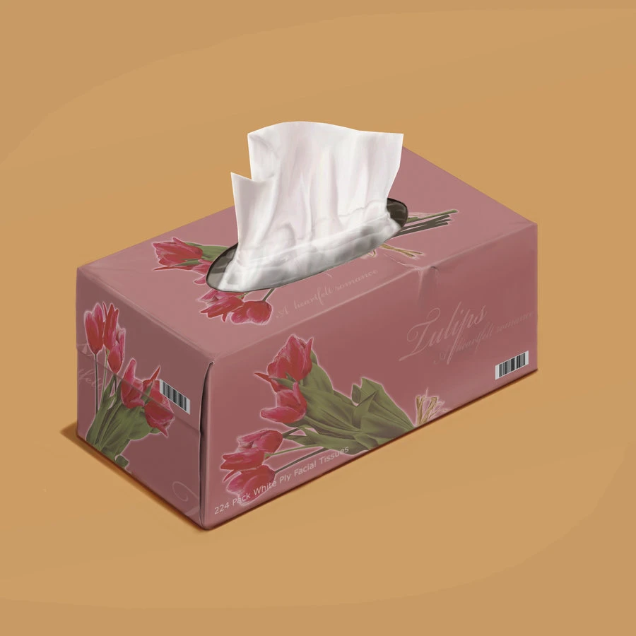 Premium Custom Ultra Soft Virgin Box Facial Tissue Paper