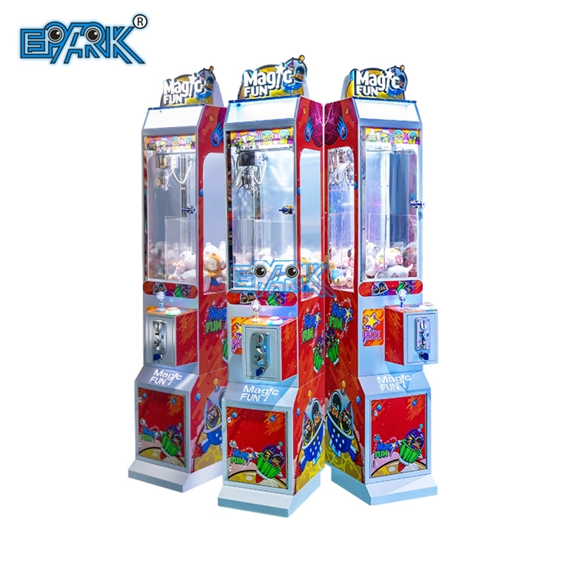 Magic Fun Coin operado Toy Claw Crane Machine Prize Venda Directa Jogo de garra e guindaste da boneca