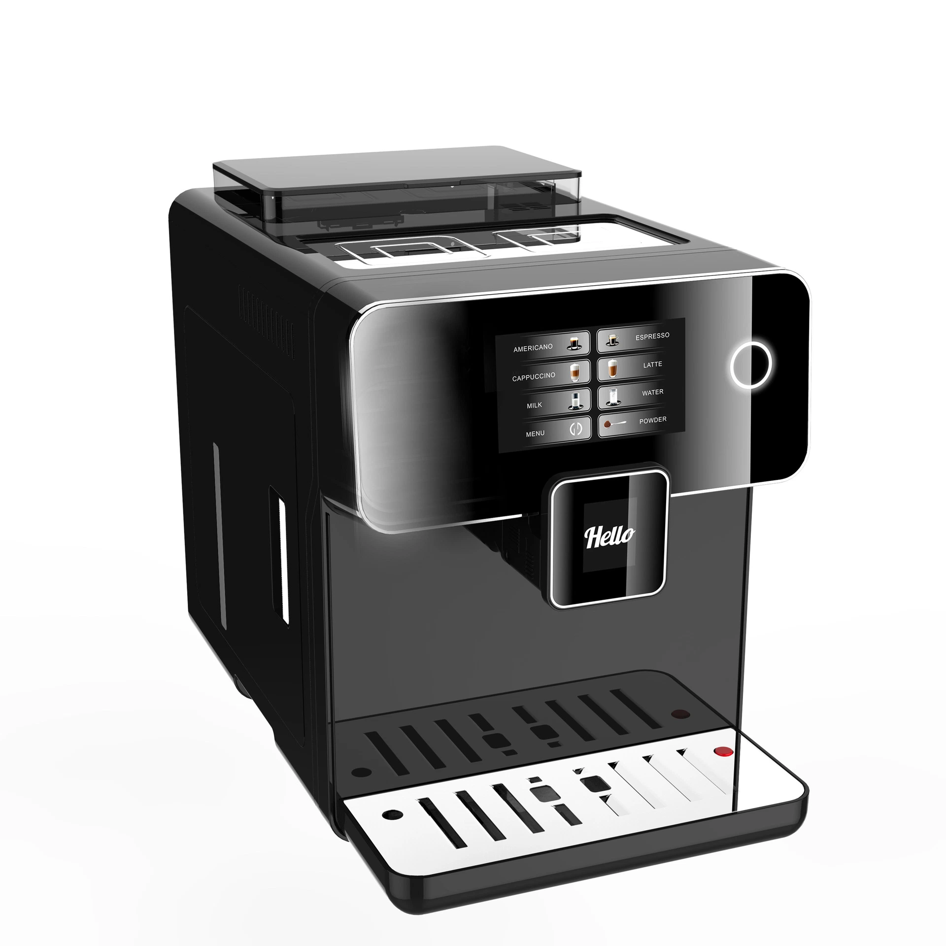 Commercial Fully Automatic Coffee Machine Professional Coffee Maker for Cappuccino/ Latte/ Americano/Espresso/Hot Water/Milk Foam