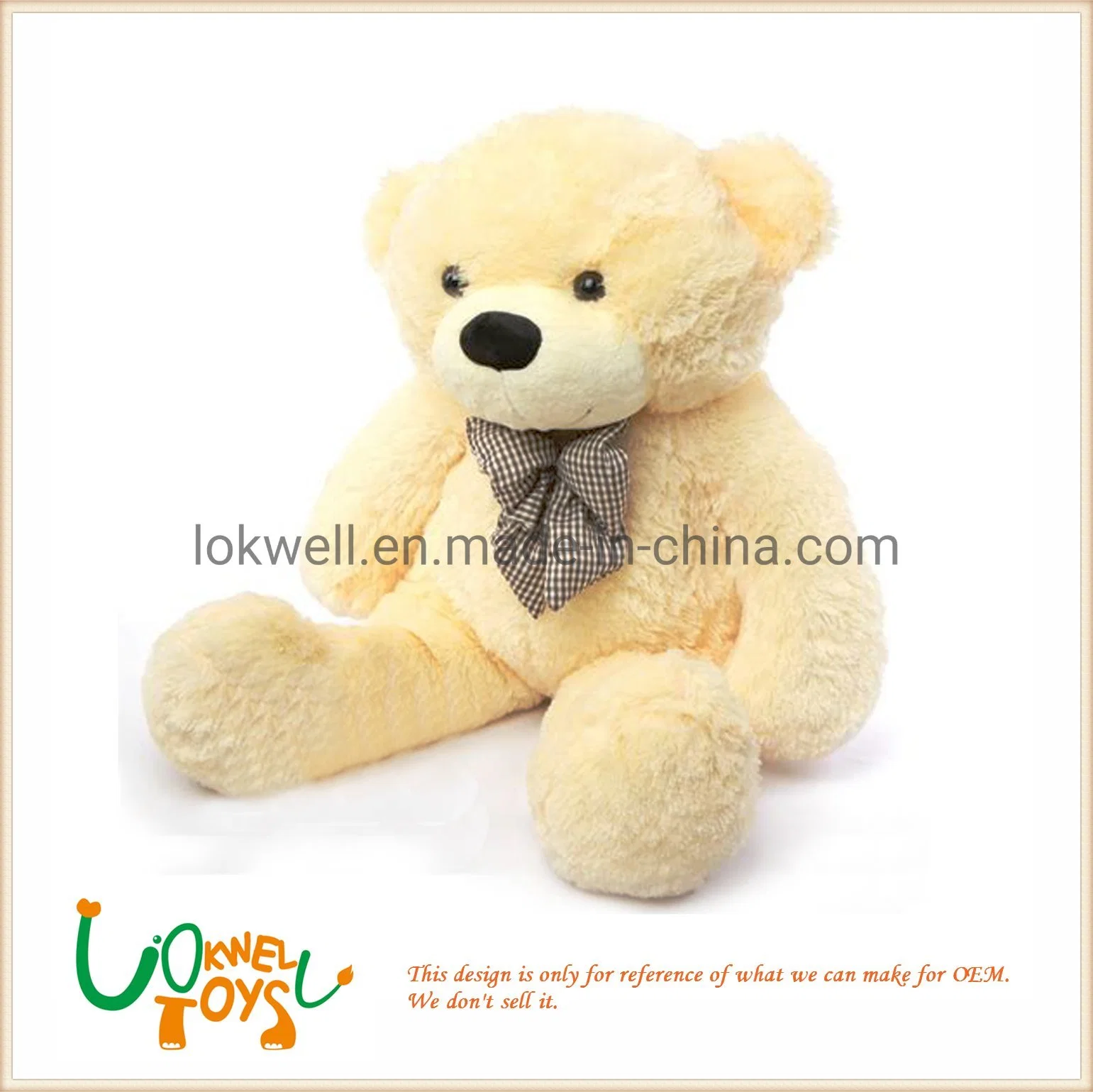 Soft Plush Teddy Bears Creamy White Bear Toy