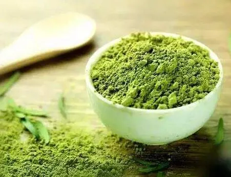 Échantillon gratuit de poudre de thé vert de matcha biologique de qualité supérieure