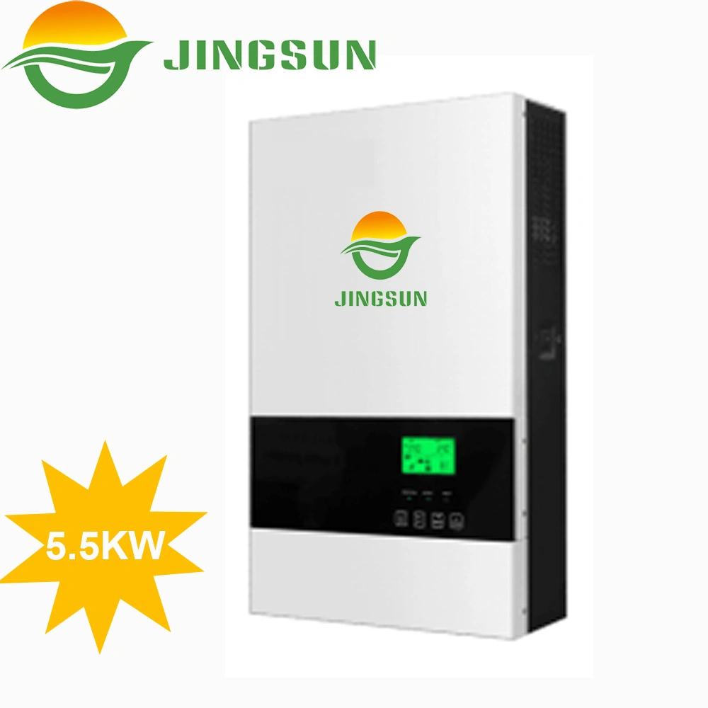 White Portable Easy Install Wall-Mounted 5500W 48V 100A Support Hybrid Solar Inverter