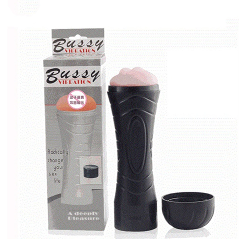 Male Sex Tools Masturbation Cup Realistic Pussy Vagina Penis Head Massager