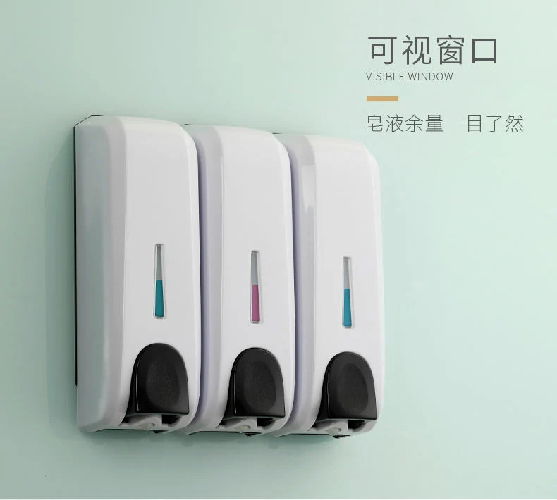 Wholesale/Supplier Factory Price ABS+PS Material High quality/High cost performance  300ml*3 White Soap Dispenser