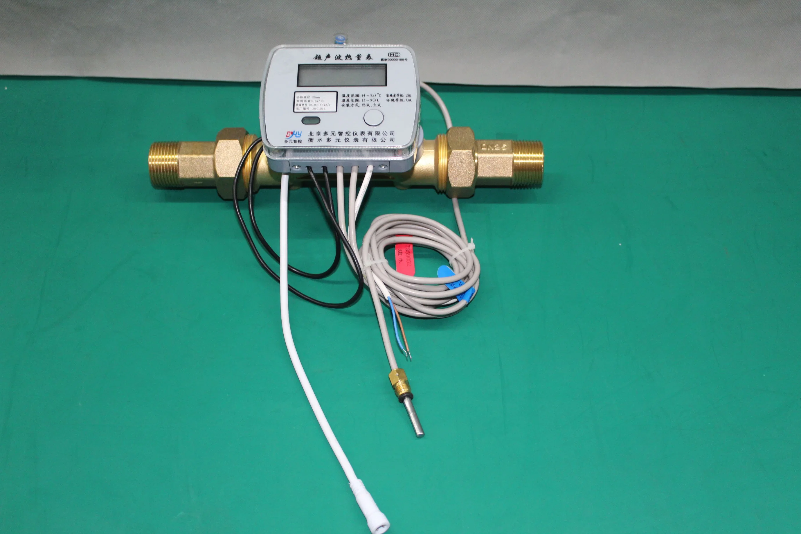 1.0% Accuracy Remote PVC Integrated Flowmeter Digital Liquid DN50 Ultrasonic Heat Water Flow Meter for Chemical