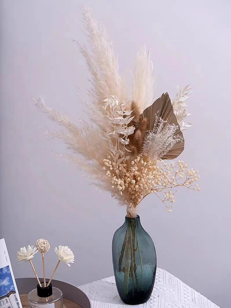 Natural Handmade Dry Flower with Cotton Eucalyptus for Home Decoration