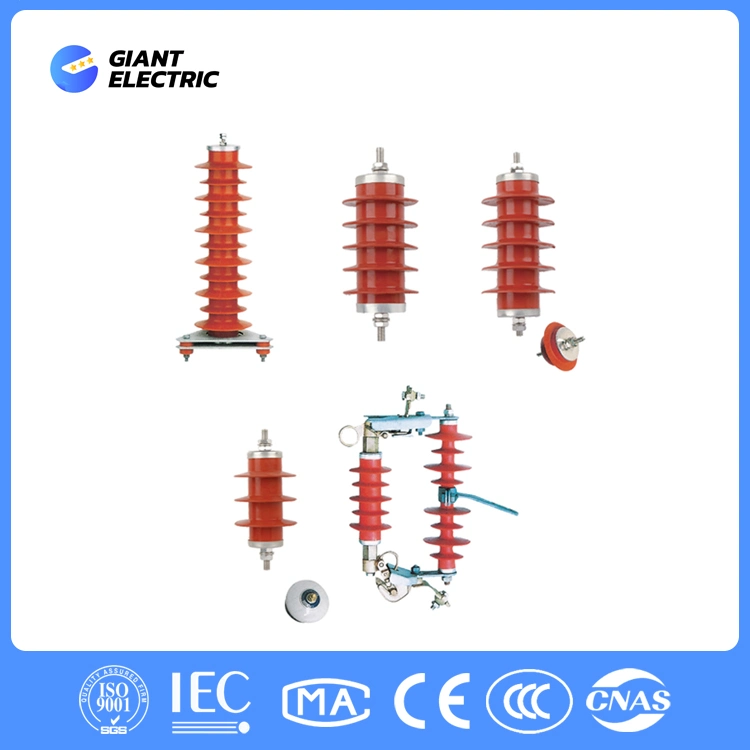 High Voltage 10kv Metal Oxide Lightning Arrester/Surge Arrester