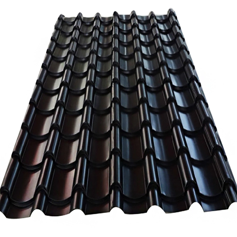 Factory SGCC/Sgch/Dx51d+Z 0.28mm 0.22mm 0.23mm 0.25mm PPGI Construction Tile Color Coated Metal Steel Plate Corrugated Prepainted Galvanized Iron Roofing Sheet
