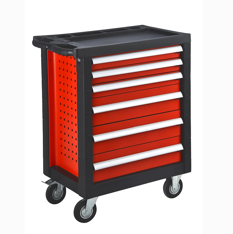 Europe Hot-Selling Professional Workshop Garage 6 Drawers Metal Tool Cabinet