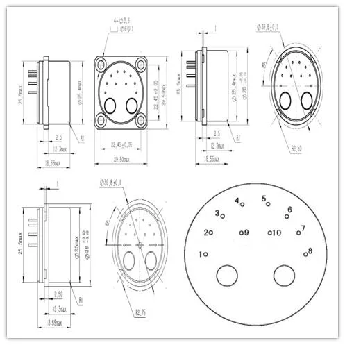 160 Degree Honeywell Mini Q High Performance Quartz Accelerometer for Measure While Drilling