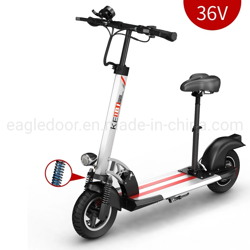 Chinesische hohe Qualität 2 Räder 36V 300W Dual Motor Falten Off Road Reifen leistungsstarke Elektro-Scooter für Erwachsene mit Nein Sitz