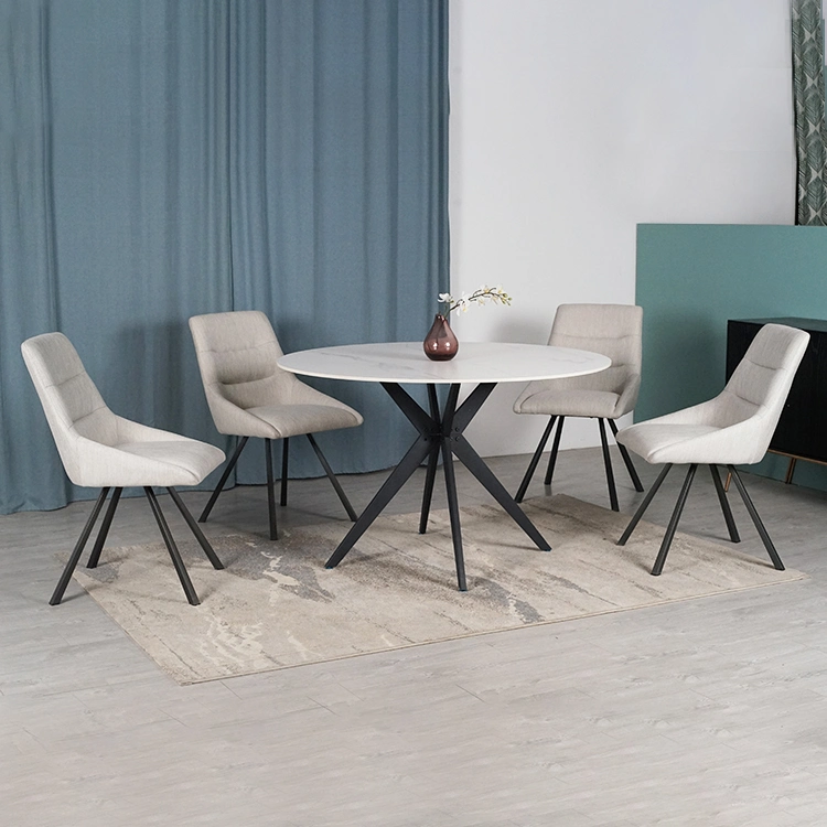 Factory Wholesale/Supplier Price Living Room Nordic Sintered Stone Round Dining Table