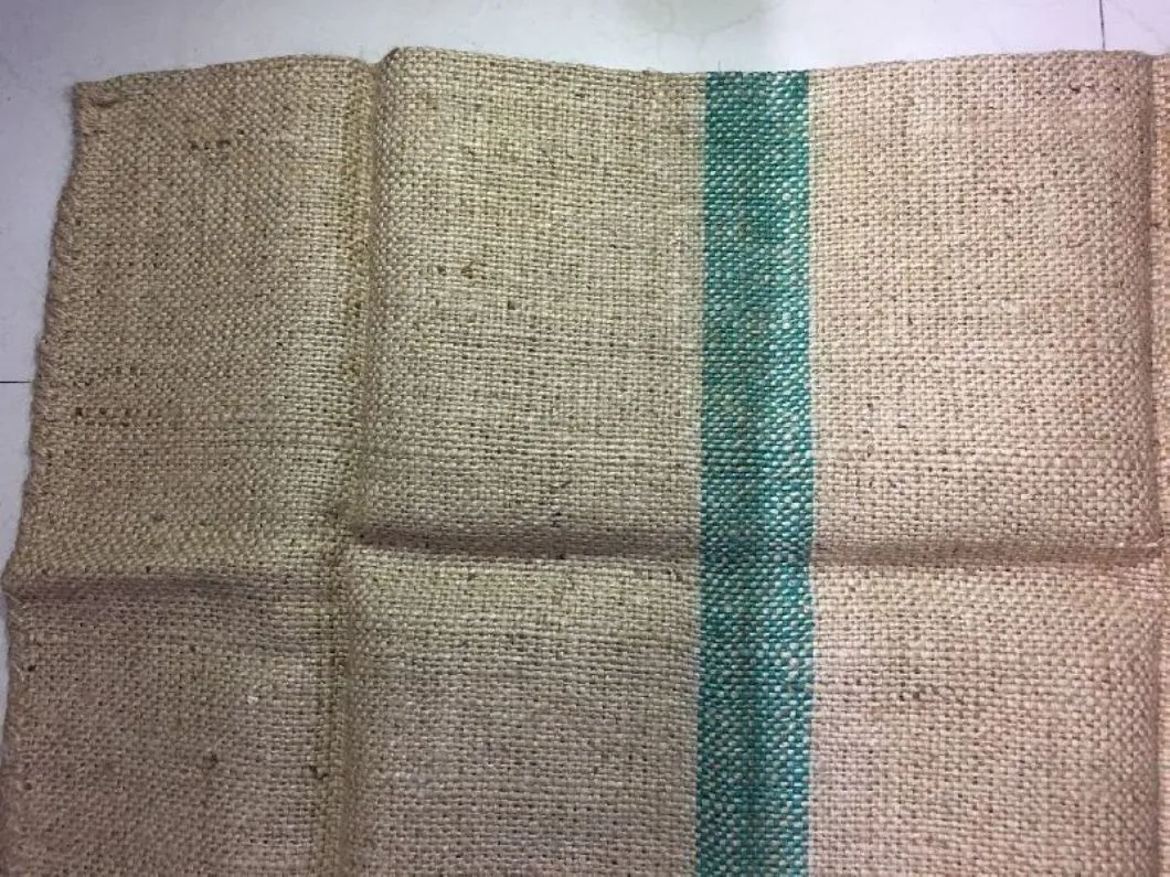 Jute Sacking Bag100% Natural Export Oriented Factory Direct Jute Rice Grain Sack Products Custom Packaging Bags