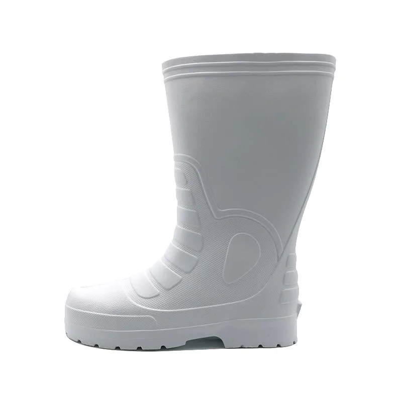 Anti Slip Waterproof Light Weight Non Safety White EVA Foam Boots