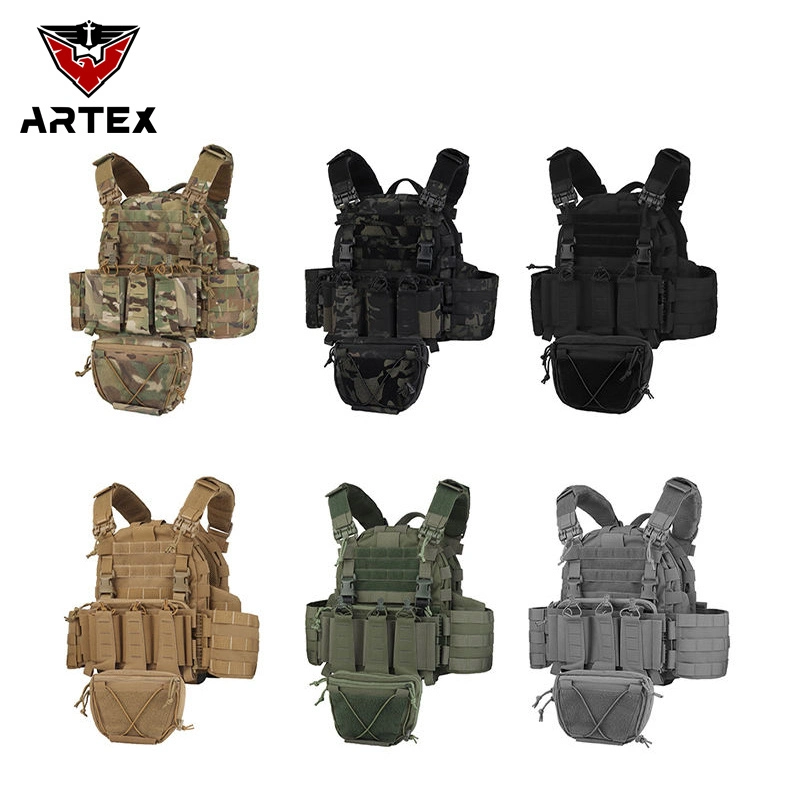 Système molle Outdoor Tactico tactique de camouflage pignon de la randonnée pédestre Chaleco veste tactique multifonction