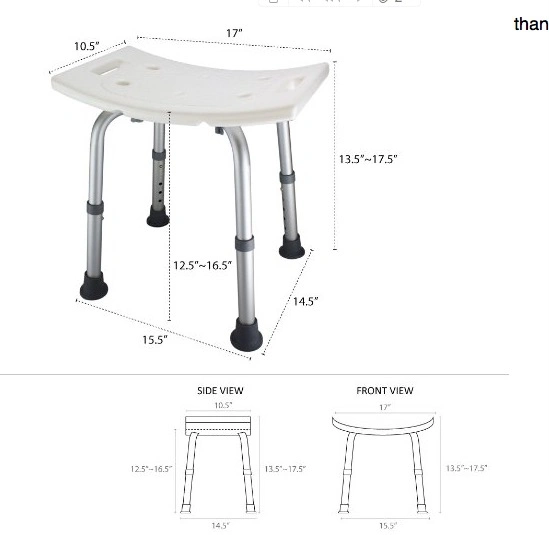 Brother Medical Healthcare Equipment Used Bathroom Furniture Bath Tool Plastic Shower Chair