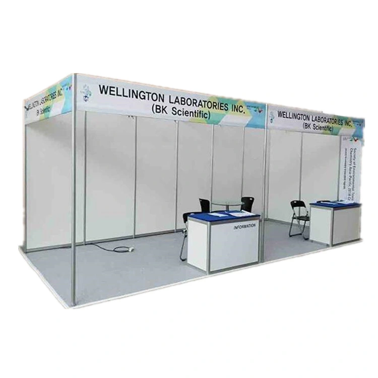 2.5m, 5m, 6m, Customize Exhibition Show Export Standard Package Avoid Damage Pop up Display Stand Booth