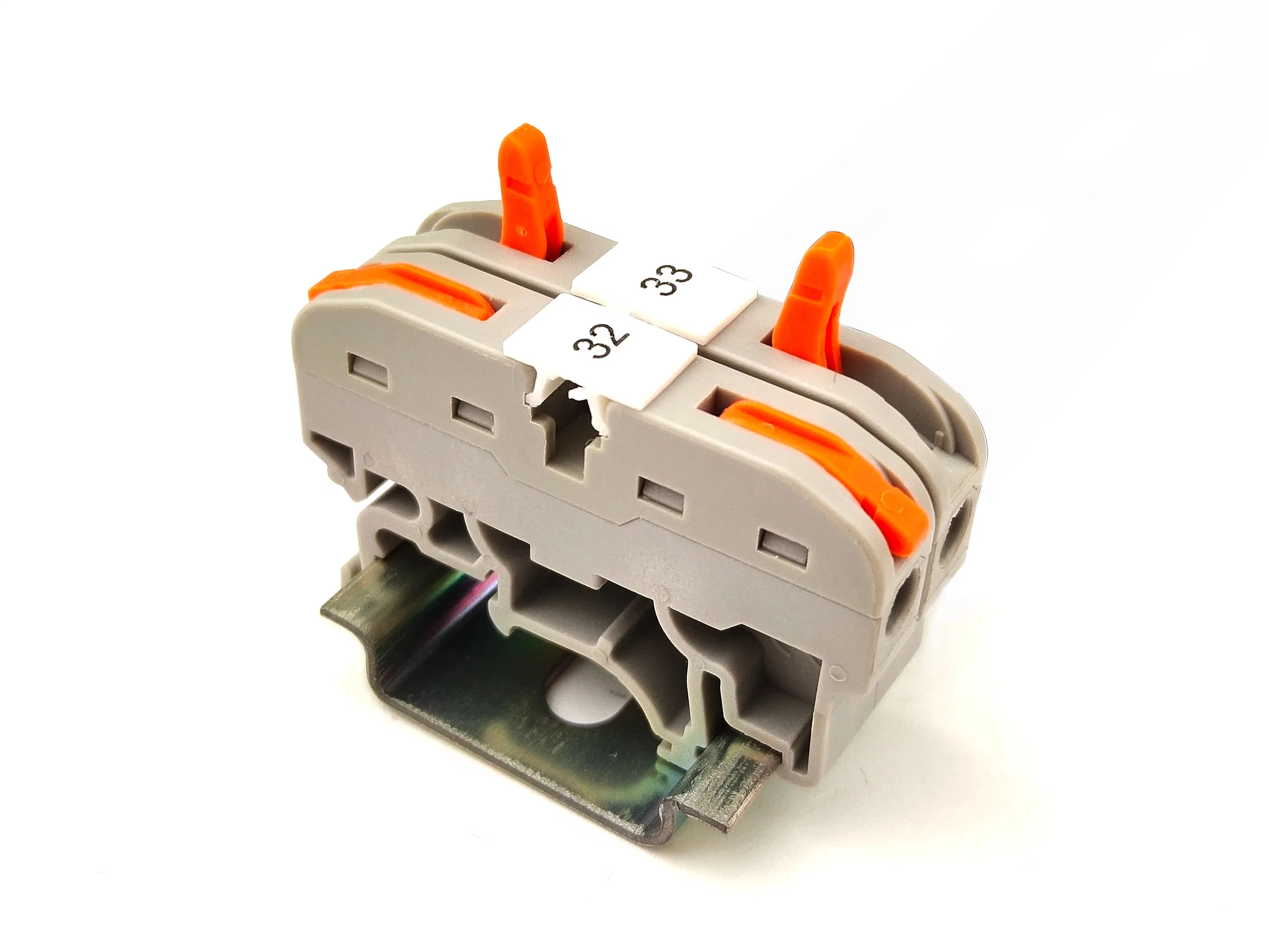 Jut19 Electrical Wire Connector DIN Rail Terminal Block