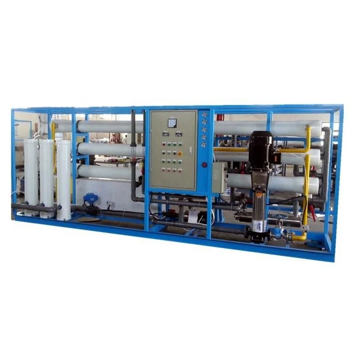 Double Stage Reverse Osmosis Pure Water System 1tph Water Treatment Plant