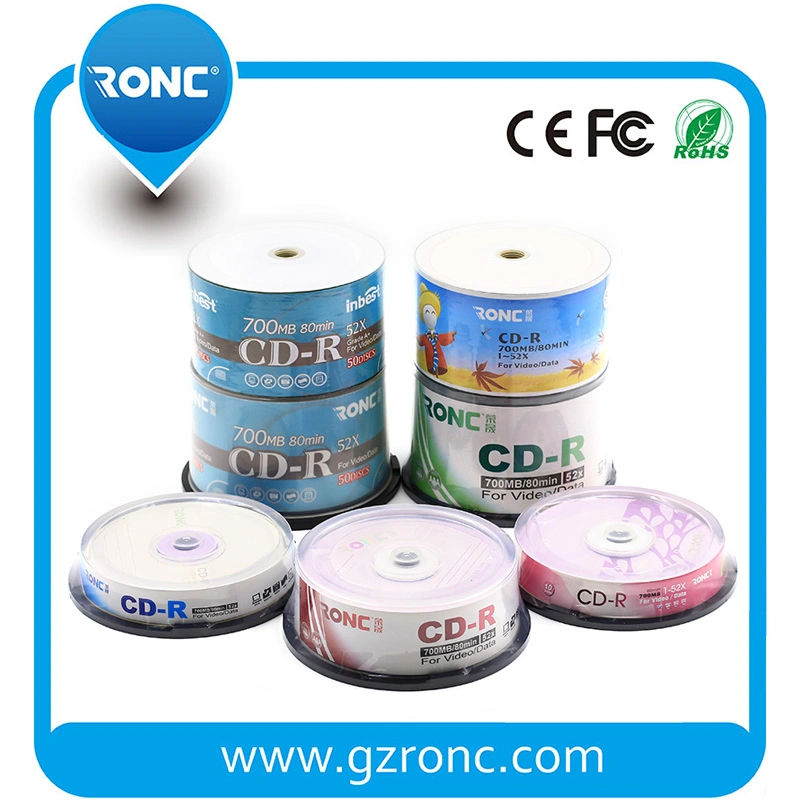 Cheapest Price Printable CD R with 52X Shrink Wrap CD-R