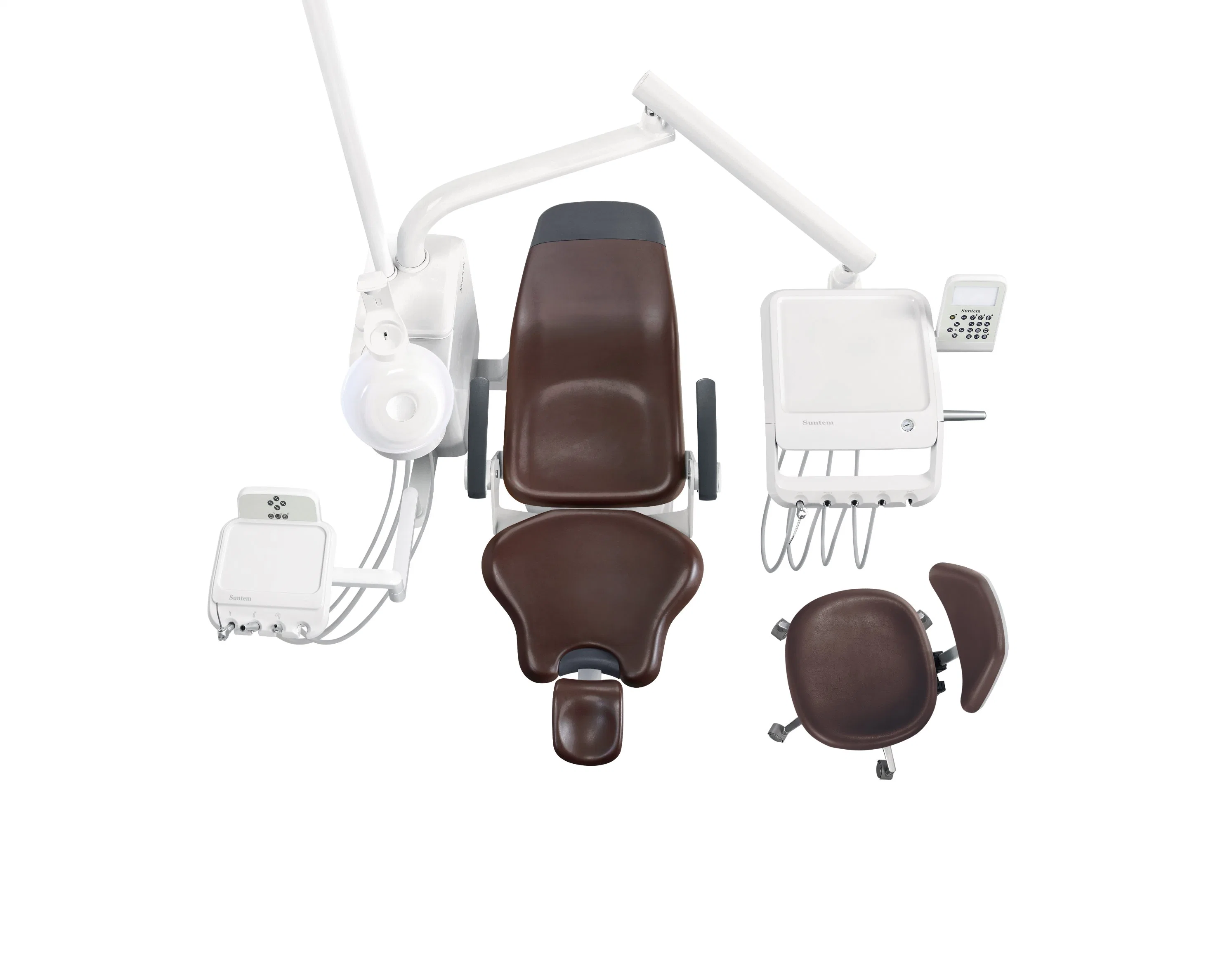 Suntem Hot Sale Useful Design Dental Unit with Soft Eco-Leather Cushion