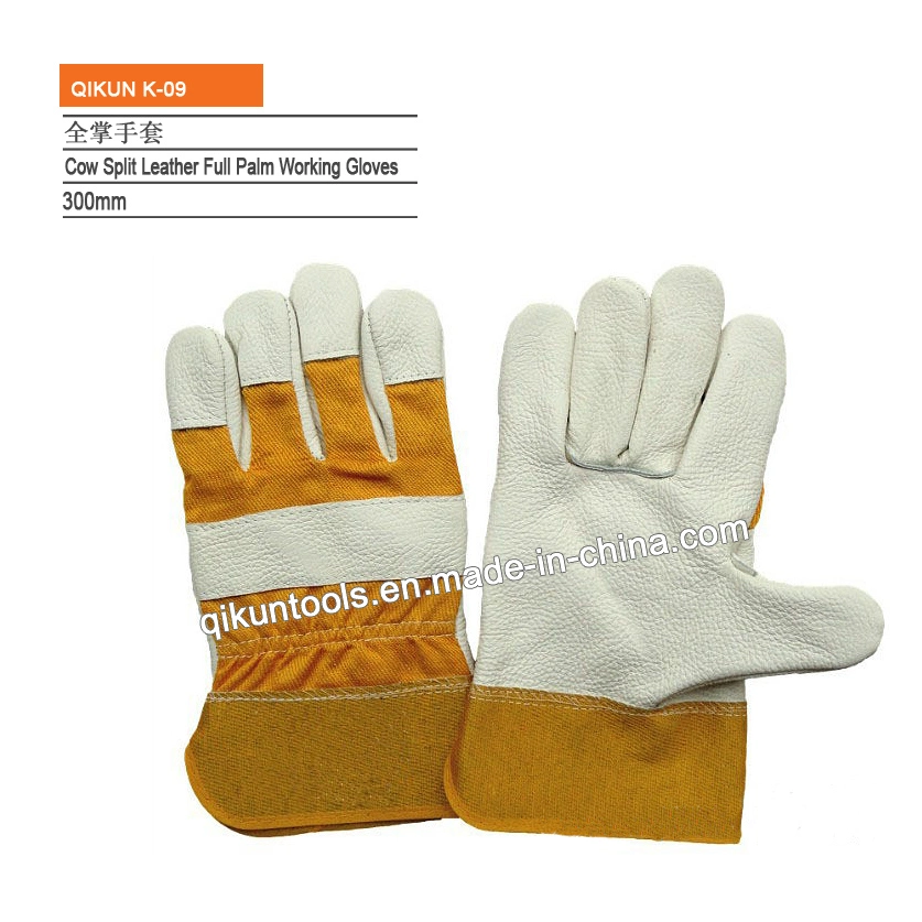 K-05 Full Cow Leather Working Industrial Safety Welding Gloves