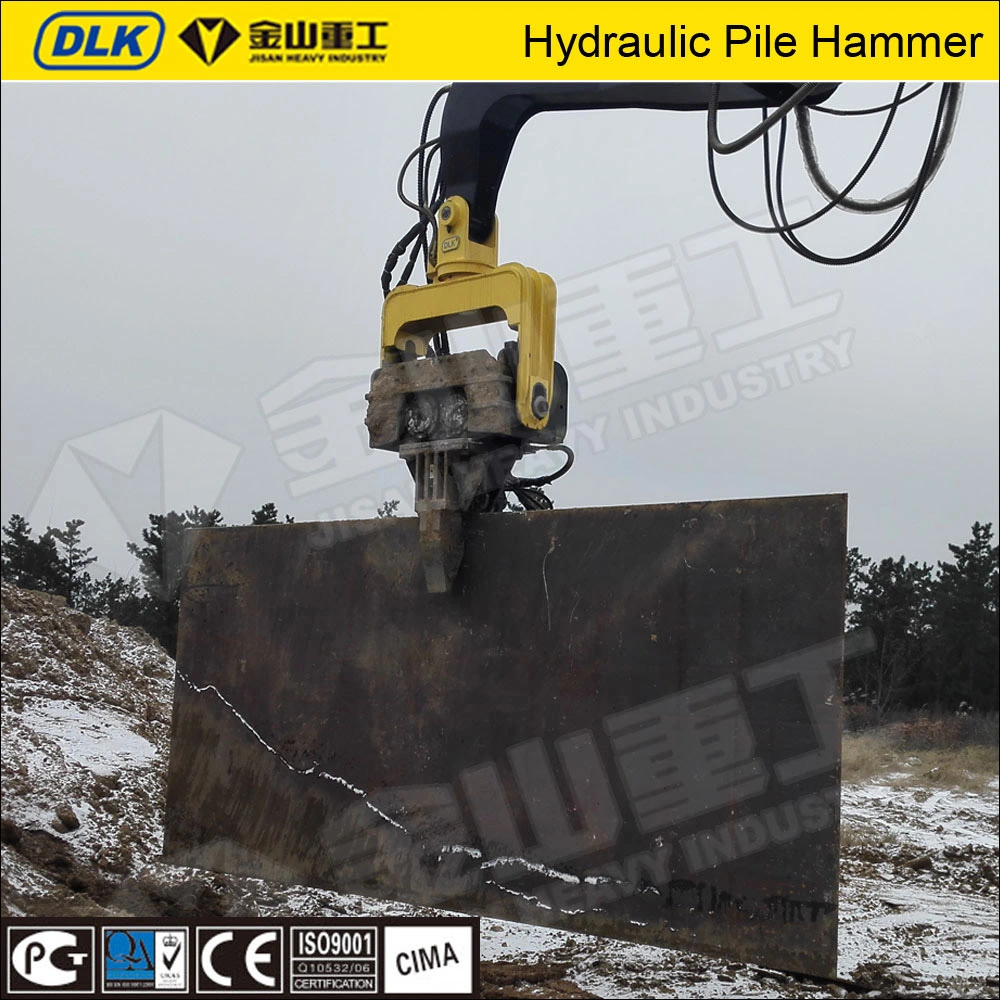 High quality/High cost performance  Excavator Mounted Hydraulic Vibro Hammer Pile Driving Vibratory Hammer Driver Post for Steel Tubes