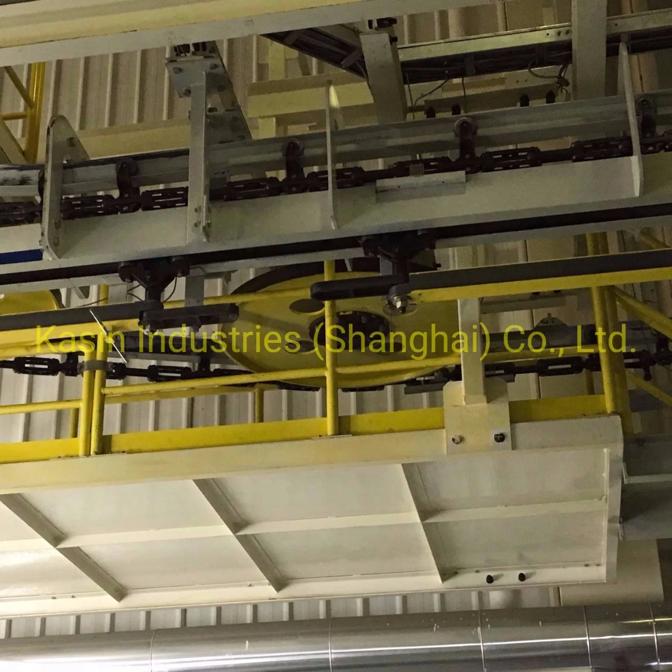 Kasin Industries Monorail Conveyor System for Painting and Transmission