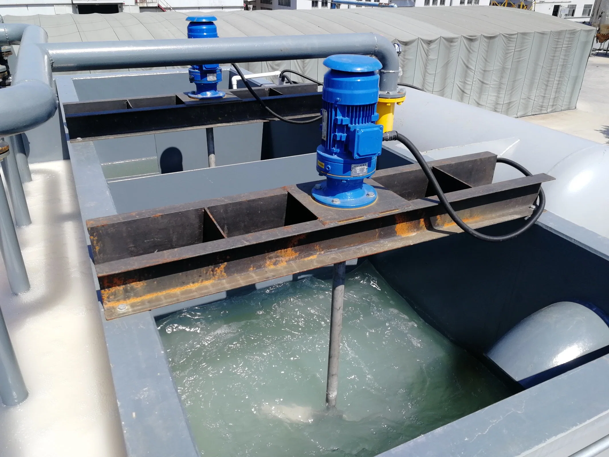 Medical Wastewater Treatment Plant Horizontal Daf Rectangle Dissolved Air Flotation Equipment