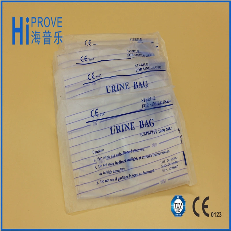 T Value Type Disposable Urinary Urine Bag/Drainage Bag