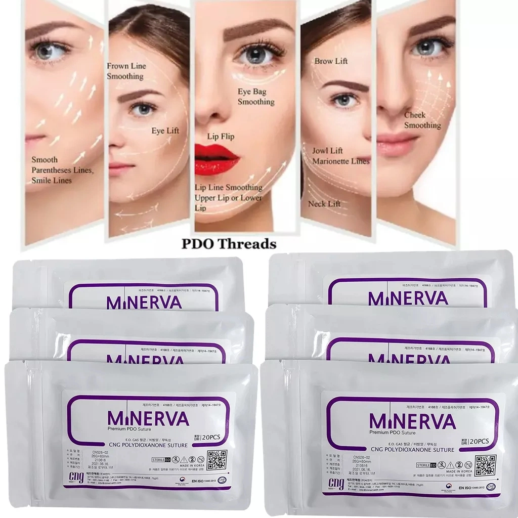 Korea More Popular Minerva Premium Pdo Threads Face Cheek Lifting Cog Mono 2 V Lifting Thread Minerva Thread Pdo Pcl Threads Korea Minerva Brand