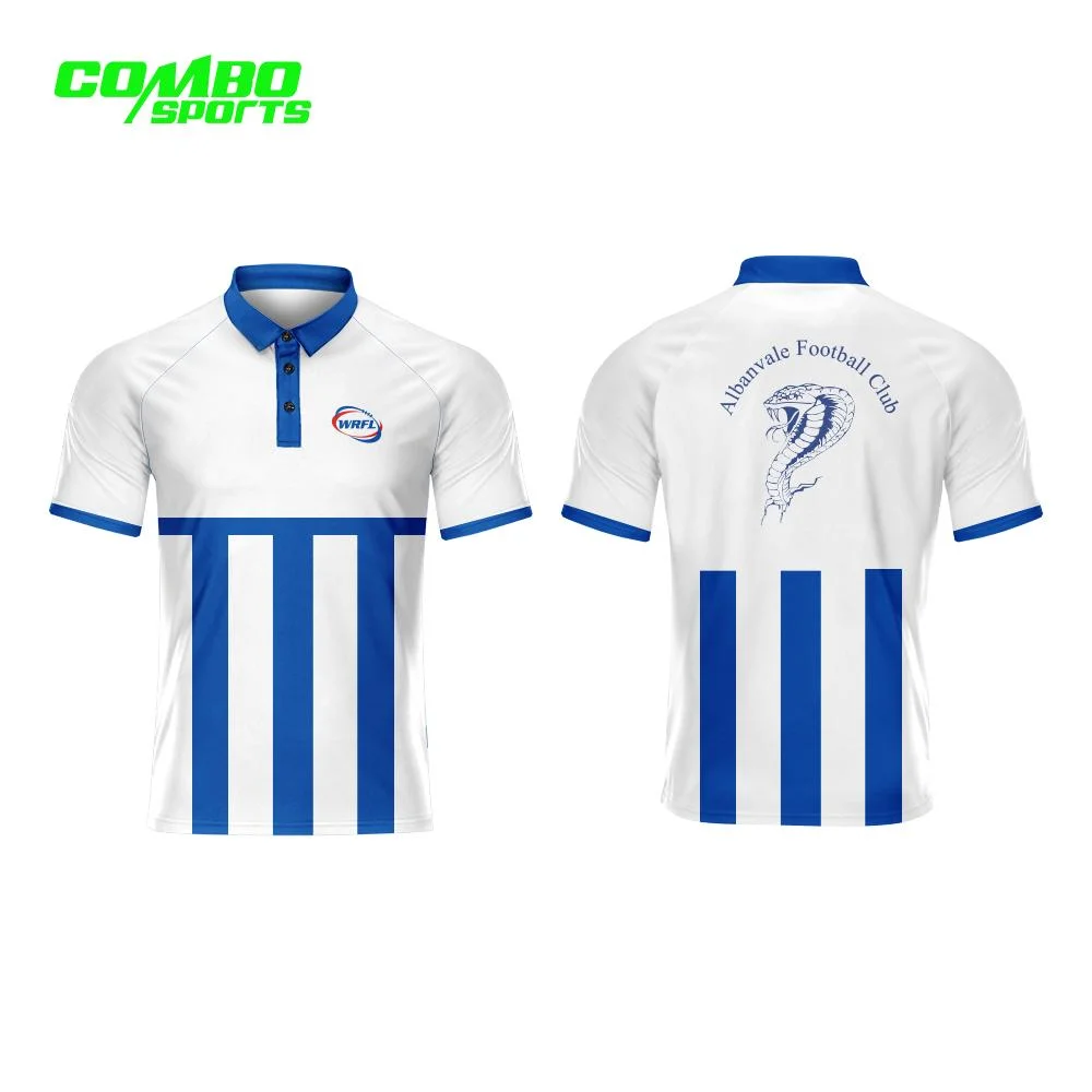 Combo Customized Herren Polyester Schnell Trocknende Tops Team Sport Poloshirt