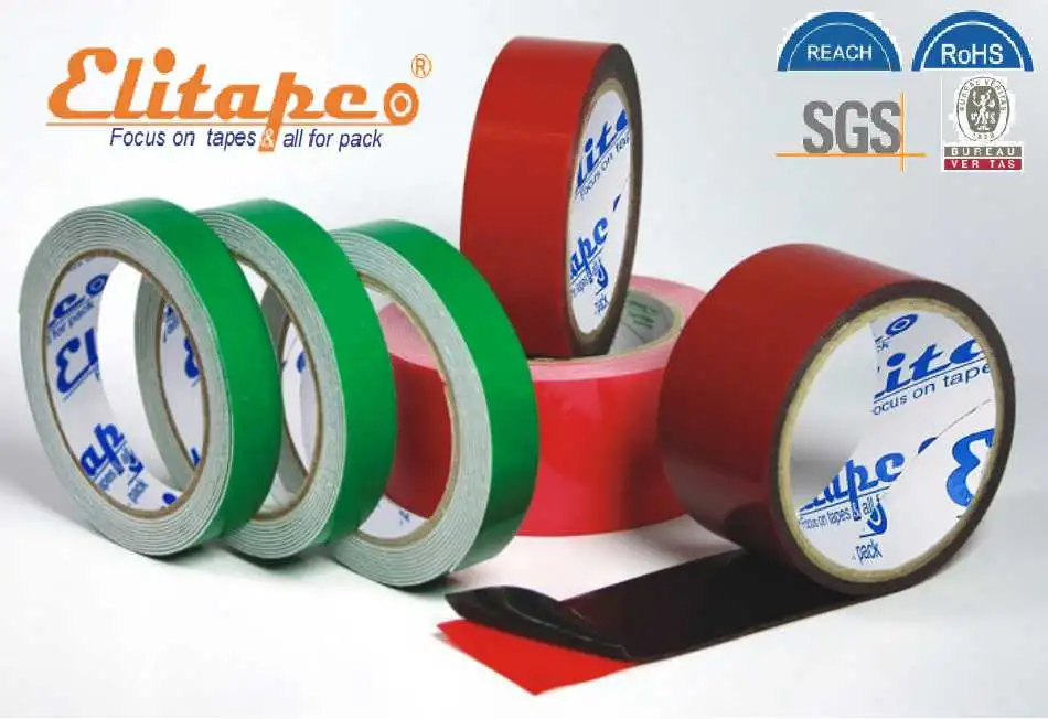 Selbstklebendes packendes Cinta acrylsauerband Elitape Soem-Notiz: BOPP/Briefpapier-Band/Leitung-Band/selbsthaftendes Kreppband/doppeltes Seiten-Band/Aluminiumband-/Bedeckung-Folie