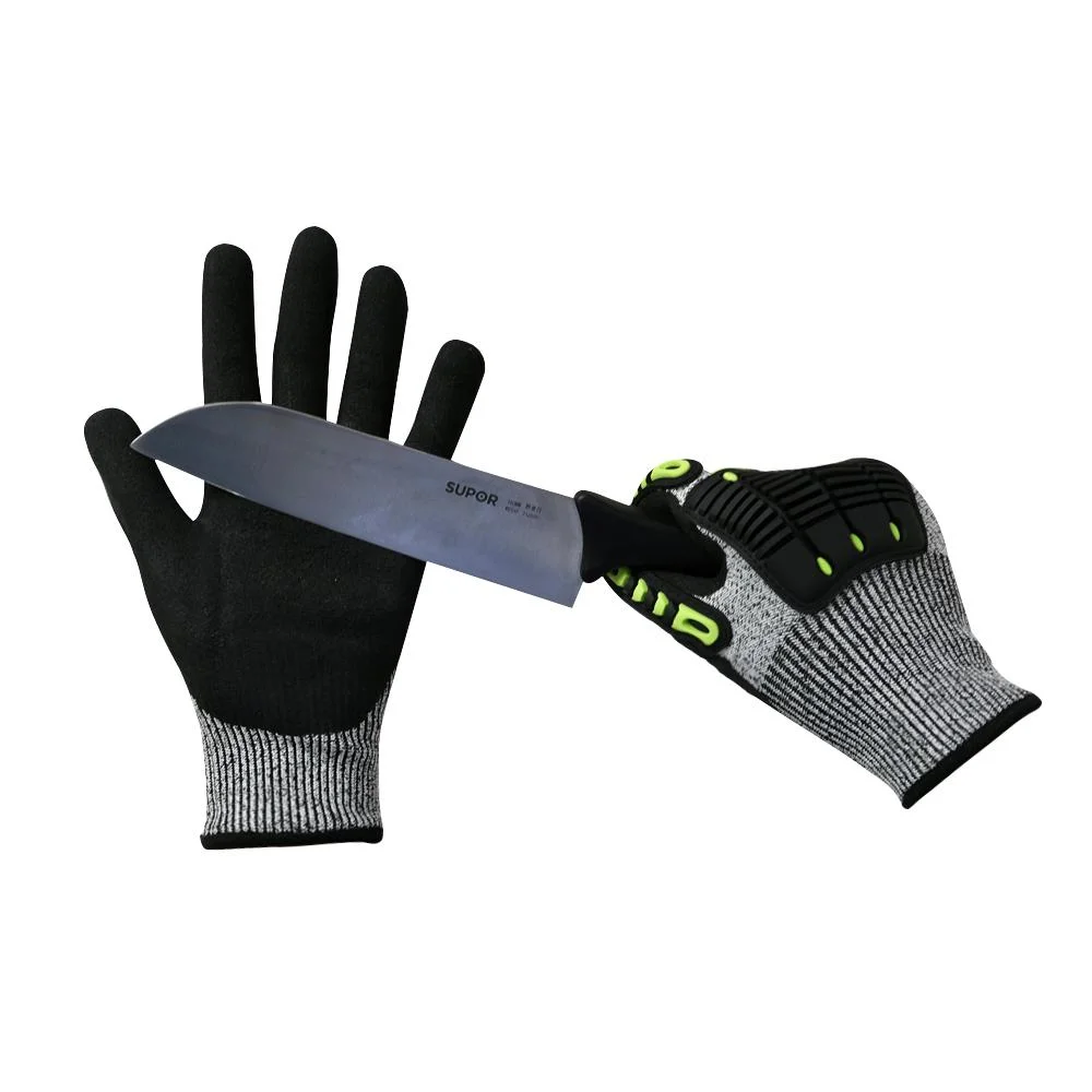 Free Sample Custom Design General Purpose Safety Glove Industrial Construction Gloves