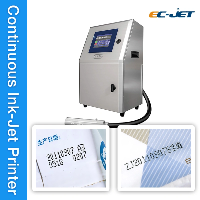 Low Consumption Continuous Ink-Jet Printer Batch Code Printing Machine (EC-JET1000)