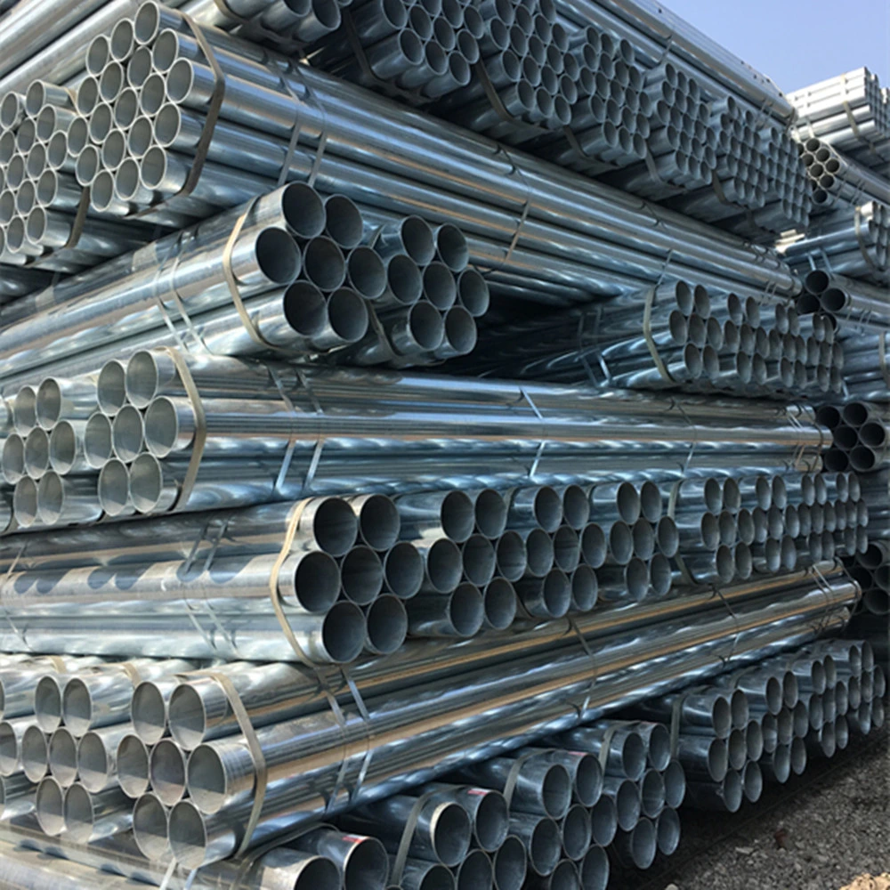 Carbon Steel ASTM A572 Grade 50 Galvanized & Black Welded Steel Structural Circle, Square & Rectangular Pipes Price Per Meter