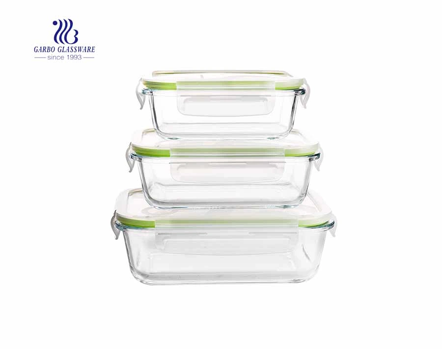 Original Factory Price Oven Safe Rectangle/Square/Round Oven Safe Glass Food Container Set