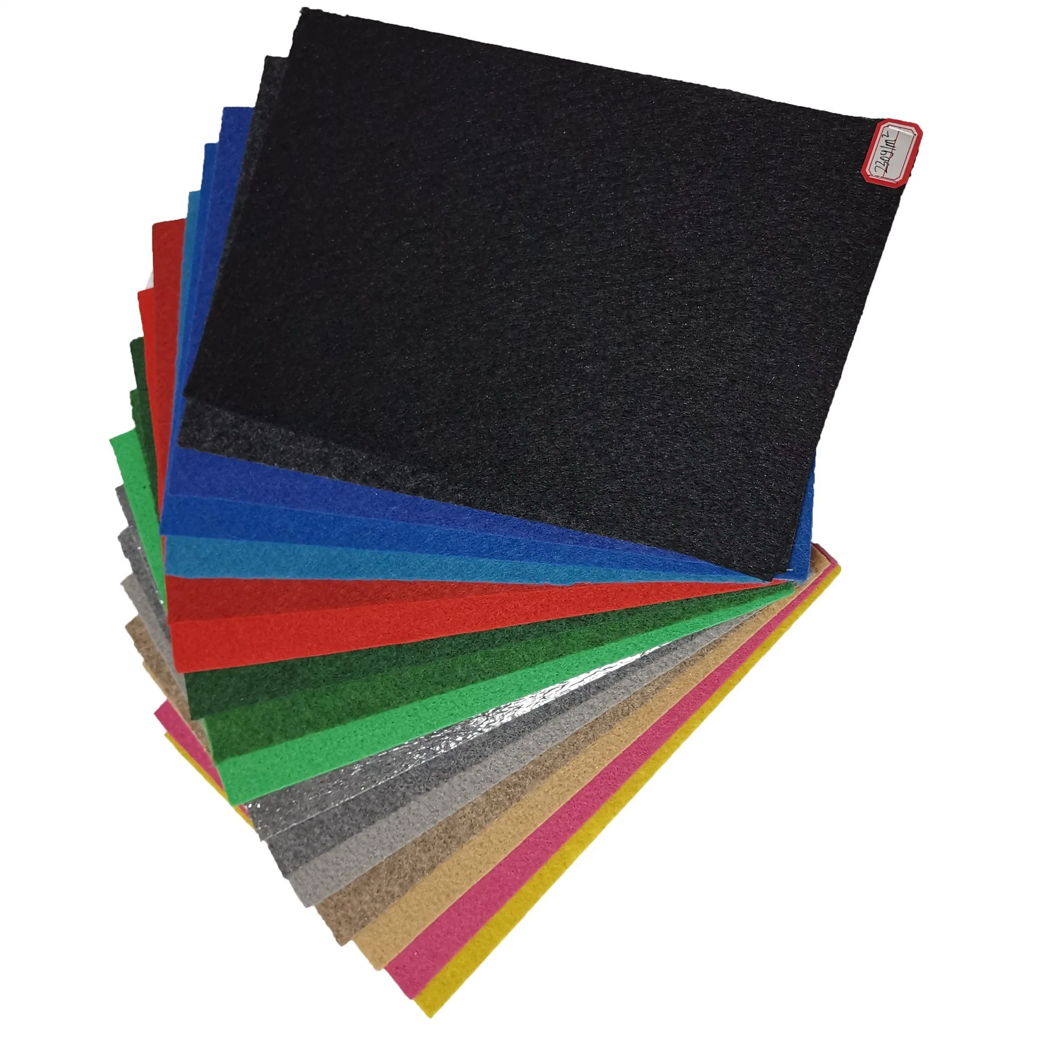 Rib Plain Velour Disposable Needle Punch Felt Non Woven Expo Exhibition Carpet