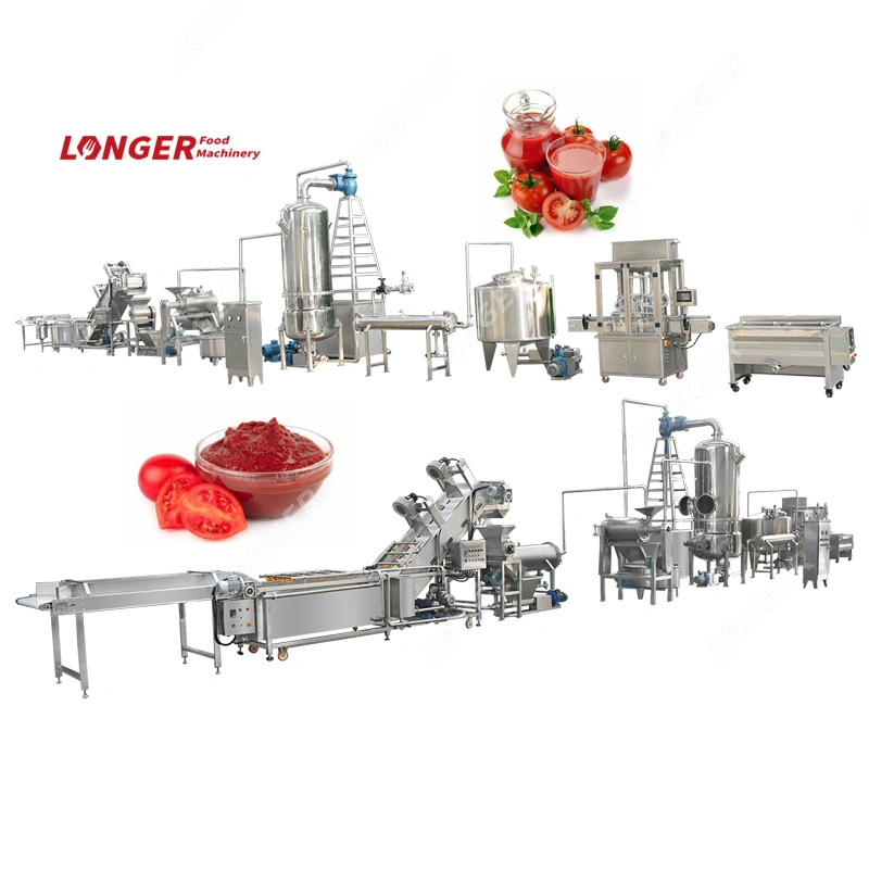 Gelgoog Machine Industrielle Automatique de Fabrication de Sauce Tomate Ketchup Broyage Ligne de Production de Pâte de Tomate