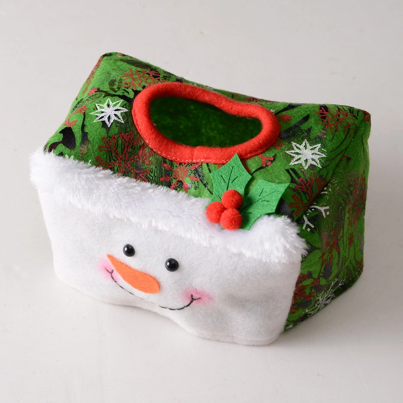 Lovely New Christmas Decorations Tissue Box for Table Decorations Christmas Supplies